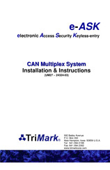 TriMark e-ASK UM27 Installation Instructions Manual