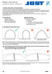 jost LubeTronic 5Point Repair Manual