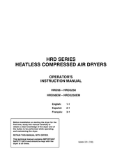 Sigma HRD2010 Operator's Instruction Manual