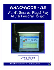 Micro-Node International Nano-AE User Manual