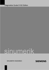 Siemens SINUMERIK 802C Diagnostics Manual