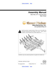 GREAT PLAINS MC5313 Max-Chisel Assembly Manual