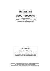 Benford 2000 Instructions Manual