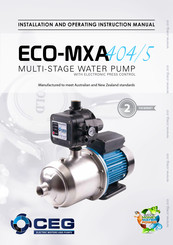 CEG ECO-MXA 405 Installation And Operating Instruction Manual