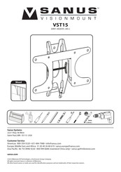 Sanus VisionMount VST15 Manual