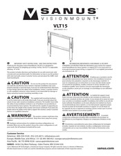 Sanus VisionMount VLT15 Manual