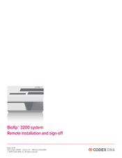 CODEX DNA BioXp 3200 system Installation Manual
