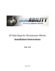 Simability GT-Style Ring Installation Instructions Manual