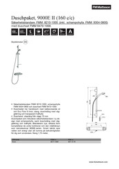 Fm Mattsson 9000E II Installation Instructions Manual