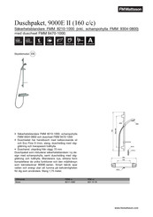 FM Mattsson 9000E II Installation Instructions Manual