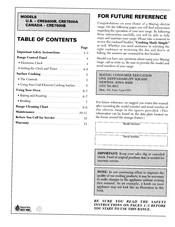 Maytag CRE8400B Manual