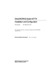 Digital Equipment DEL8X Installation And Configuration Manual