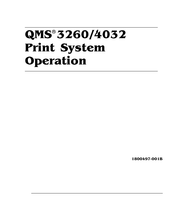 QMS 3260 Operation