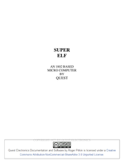 Quest Engineering SUPER ELF Manual