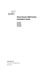 3Com Router 5009 Installation Manual
