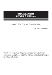 Carrier WF-60A1 Installation & Owner's Manual