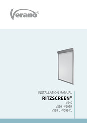 Verano Ritzscreen V599R Installation Manual