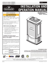 Napoleon GDS26P-1 Installation And Operation Manual