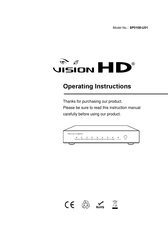 Grandbeing Vision HD SP0108-U01 Operating Instructions Manual