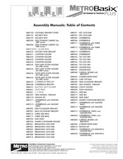 InterMetro Ind. MetroBasix Plus MBC511 Assembly Manual