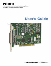 Measurement Computing PCI-2515 User Manual