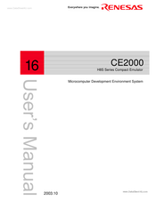 Renesas CE2000-H8S Series User Manual