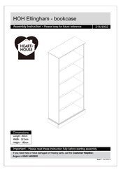Heart of House HOH Ellingham 214/4902 Assembly Instruction Manual