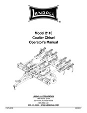 Landoll 2110 Operator's Manual