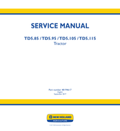 New Holland TD5.85 Service Manual