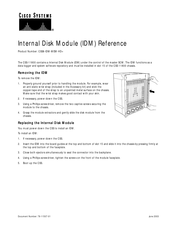 Cisco CSS8-IDM-MEM-HD Quick Start Manual