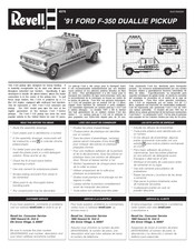 REVELL 91 FORD F-350 DUALLIE PICKUP Manual