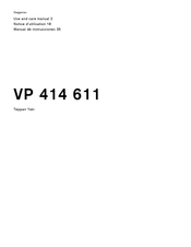 Gaggenau VP 414 611 Use And Care Manual