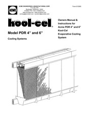 ACME KOOL-CEL PDR 4 Owners Manual Instructions