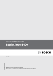 Bosch Bosch Climate 5000 User Manual