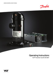 Danfoss VLT Inverter Scroll CDS 801 Operating Instructions Manual