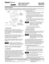 Tyco Electronics 91904 Series Instruction Sheet