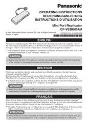 Panasonic CF-VEBU05AU Operating Instructions Manual