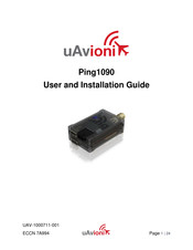 uAvionix Ping1090 User And Installation Manual