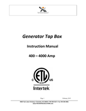 PSI Generator Tap Box Instruction Manual