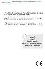 Bompani BI 960 YA L Operating Instructions Manual