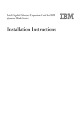 Intel Gigabit Ethernet Expansion Card Installation Instructions Manual