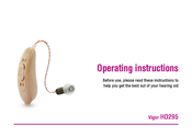 Vigor HD295 Operating Instructions Manual