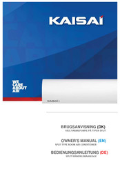 Kaisai RG57A4BBGEF Owner's Manual