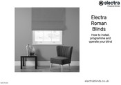 Electra Roman Blinds How To Install, Programme And Operate