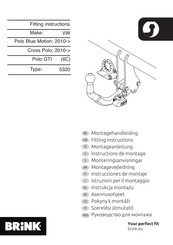 Brink 5320 Fitting Instructions Manual