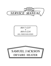 SAMUEL JACKSON HO-7-1237 Service Manual
