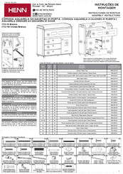 Henn AQUARELA 712-10 Assembly Instructions