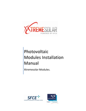 SFC Energy XTREMESOLAR XTR-S275P Installation Manual