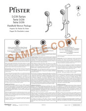Pfister LG16 Series Quick Start Manual