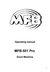 MFB MFB-501 Pro Operating Manual